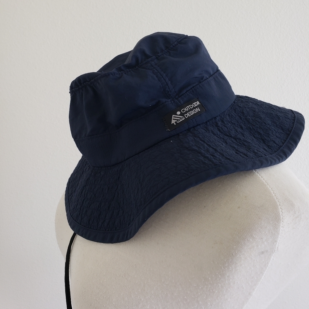 Scala Sun Hat Size Medium Outdoor Design Navy Blue‎  Adjustable - Picture 2 of 16